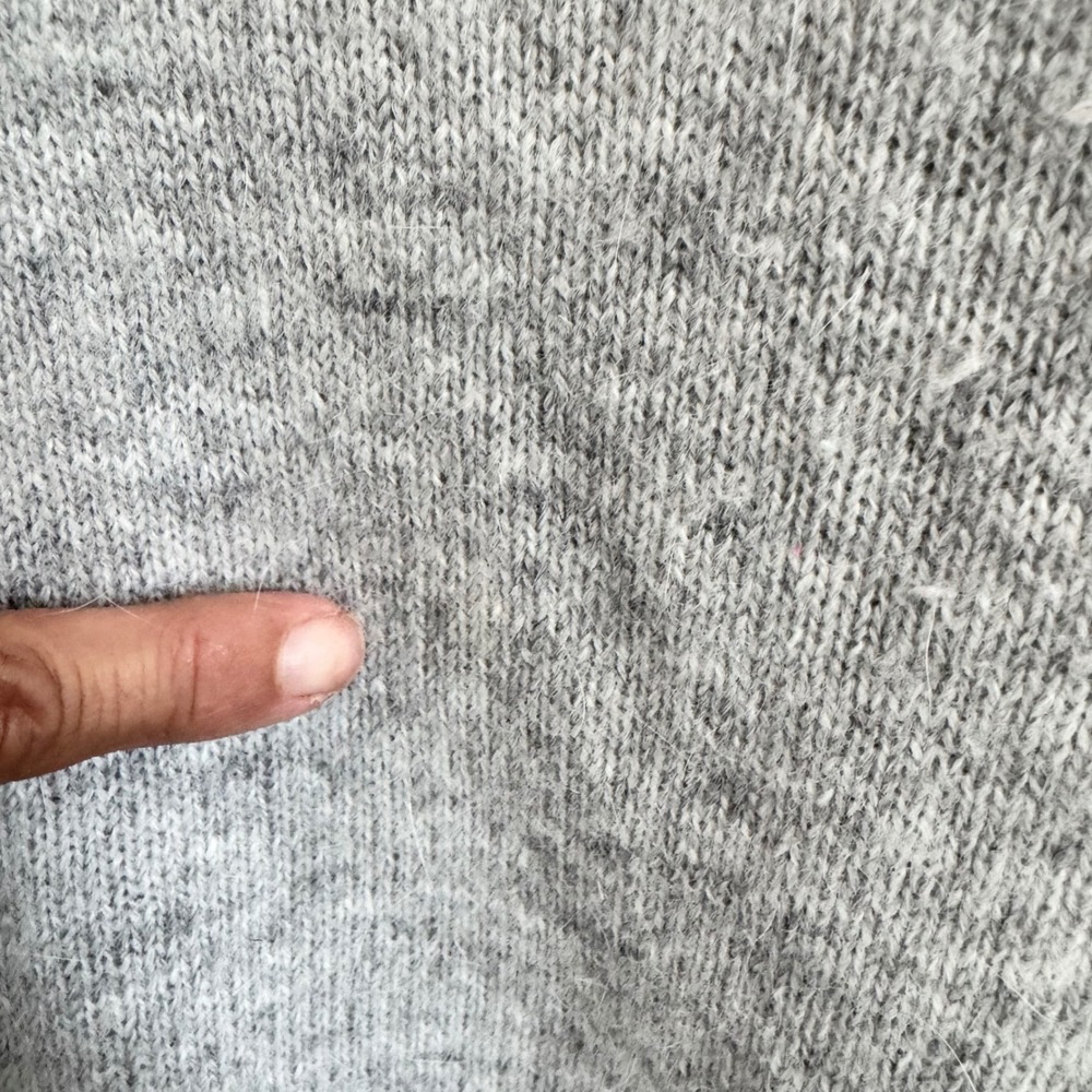 Heed Scoop Neck Rabbit Hair Blend Sweater Oversized Slouchy - Picture 6 of 10